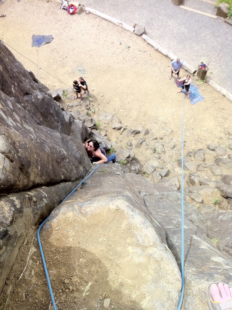 Rock Climbing the Columns